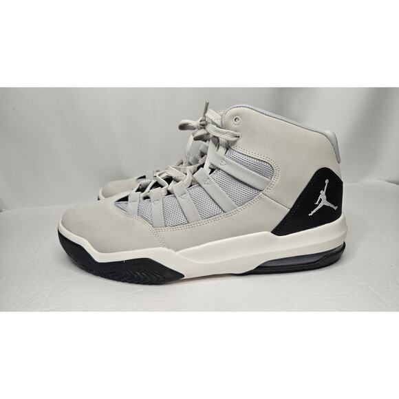 Jordan Max Aura 'Light Bone' AQ9084-004 Basketball Shoe Size 12 High Top - Picture 3 of 11
